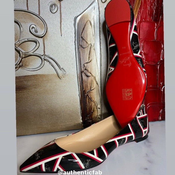 Cristian louboutin ballala Ballet flat shoes Brand New Full Set. AuthenticFab