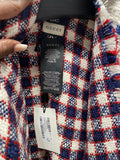 AUTHENTIC GUCCI REVERSIBLE GG TWEED PONCHO/CAPE