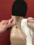 GUCCI Calfskin GG Marmont Ankle Wrap Platform Sandals 40