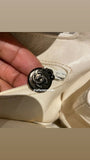 Vintage Chanel Handbag Coco Mark Turn Lock Caviar Leather- Chanel Kelly Bag
