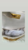 NWT VALENTINO GARAVANIRoman Stud Knitted Shoulder/Crossbody Gold Studs Bag