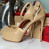 Authentic CHRISTIAN LOUBOUTIN Sandal Platform Very Cathy NEW Size 39 1/5 (9.5)