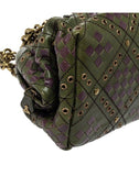 Bottega Veneta Leather Clutch, Limited Collection Purse Bag Green New