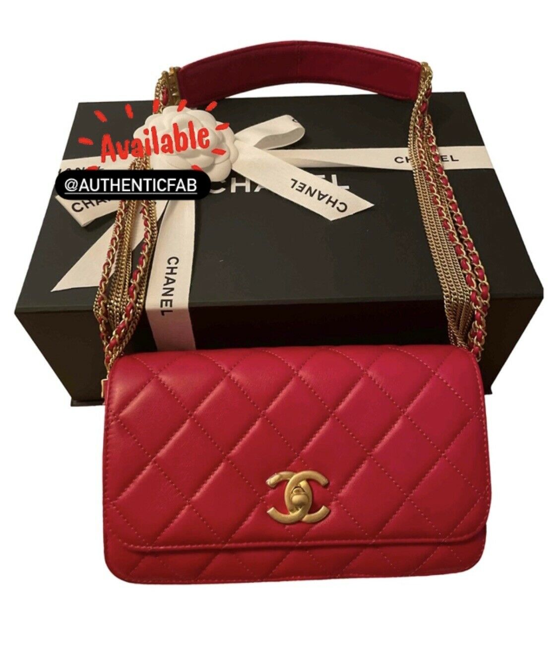 Authentic Chanel Classic Small Flap Cambon Chain Shoulder Bag/Clutch –  AuthenticFab