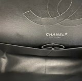 AUTHENTIC CHANEL SO BLACK Classic Double Flap Jumbo/Large  Flap Bag Unicorn Color Rare