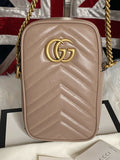 Gucci GG Marmont Mini Crossbody/Phone-case/Card holder Bag by @afluxeresale