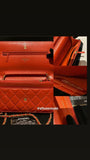 CHANEL Caviar Quilted Wallet On Chain WOC Burnt red Orange color
