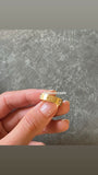 Three Diomonds 18K Yellow Gold Cartier Love Ring size 51, 8.7g