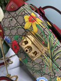 Authentic GUCCI Padlock GG Flora case and Bag Limited edition