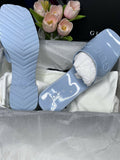 GUCCI SKY BLUE Rubber Platform Slide Sandals Women's Size 9 US BNIB ! AUTHENTIC