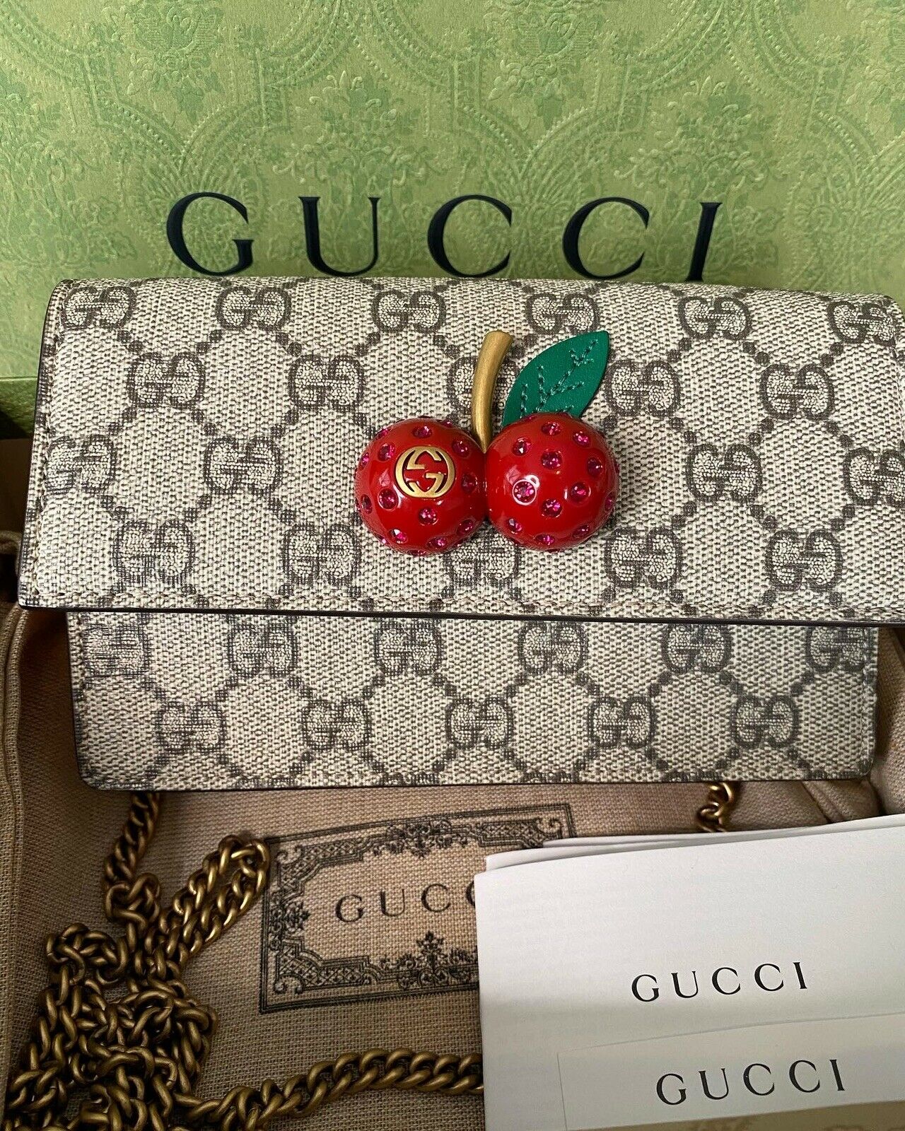 Gucci cherry crossbody Clearance