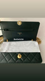 Authentic  CHANEL wallet on chain pearl Quilted Shoulder Bag/Crossbody RARE