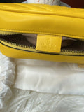 Gucci GG Marmont Flap Closure Matelasse Crossbody Mini Yellow Leather