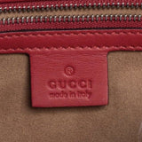 Gucci Red/Beige GG Supreme Canvas Arabesque Tote