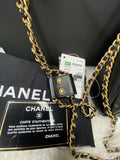 Verified Authentic-CHANEL Lambskin Quilted Side-Packs NWT