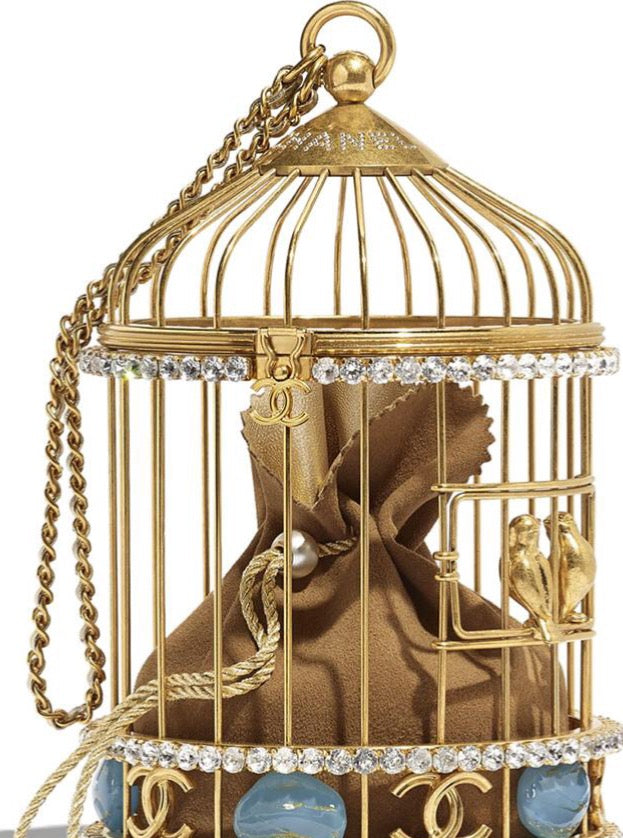 Chanel bird cage handbag Clearance