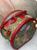 Authentic GUCCI-GG Floral  Bag Hat Case
