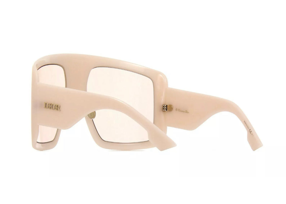 Authentic DIOR SO LIGHT 1 Ivory-White/Pink Sunglasses